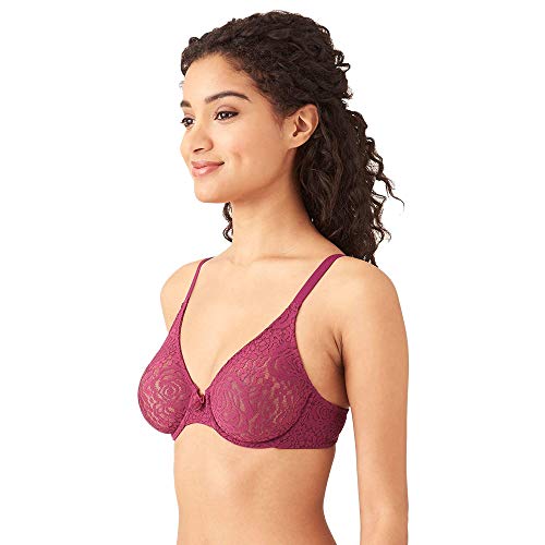 Image of Wacoal Women's Halo Lace Unlined Mid Coverage Underwire Bra, 851205