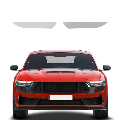 PPF Ford Mustang Dark Horse 2024 film protection de phares TPU transparent anti-rayure
