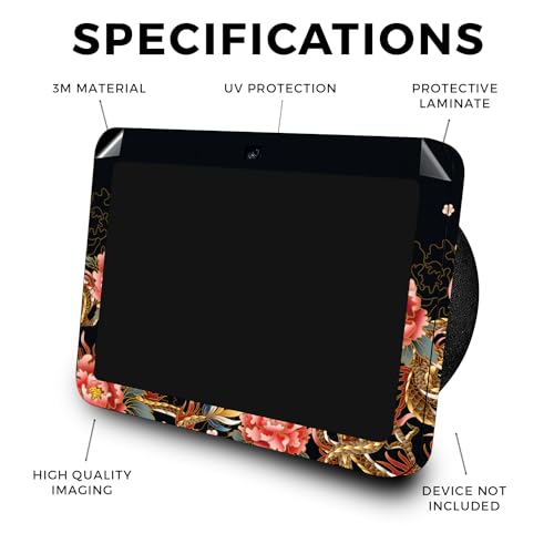 Image of Skin Compatible with Amazon Echo Show 8 (3rd Gen, 2023) - Stitch Dragons - Premium 3M Vinyl Protective Wrap Decal Cover - Easy to Apply, Crafted in The USA by MightySkins