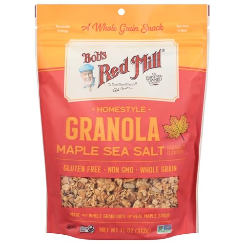 Image of Bob's Red Mill Pan-Baked Maple Sea Salt Granola, 11-ounce (Pack of 6)