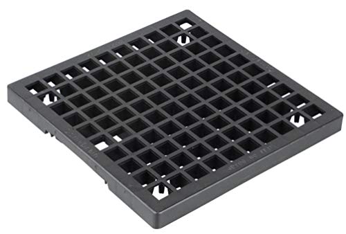 Osma Black Drain Gully Grating Spare - 217mm x 217mm, Suits 4D900/4D910 Bottle Gully