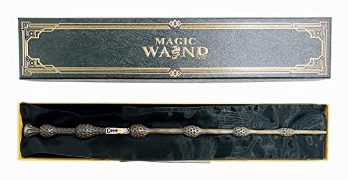 Image of Harry Choosen One Potter Dumbledore Elder Magic Wand with Box Premium Polyresin Metal Core Collectible Cum Cosplay Accessory, Adult & Kid, Multicolor