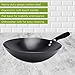 Ecolution Non-Stick Carbon Steel Wok with Soft Touch Riveted Handle, 12