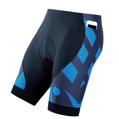 Calzas ciclismo hombre 4D acolchadas transp. miniatura 2