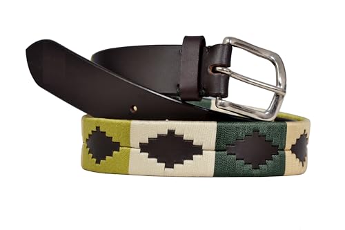 Argentine Polo Belts Hand Woven Unisex Top Grain Fashion Polo Leather Belt 100% Hand Made Belt PBRSI111