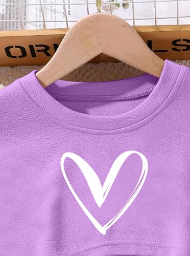Image of Hilinker Girls 3 Piece Summer Outfits Graphic Crop Tee and Cami Top with Shorts Set
