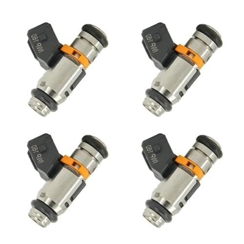 Iniettori per auto 4 Pezzi IWP160 Iniettore Carburante 1.2 07 R POJ .2/1. 8V MPI 50kW .. Per Fiat Per Grande Per Punto Auto Olio Benzina Ugello