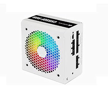 Corsair FONTE ATX 550W - CX550F FULL MODULAR - RGB WHITE - 80 PLUS BRONZE - COM CABO DE FORCA - CP-9020225-BR
