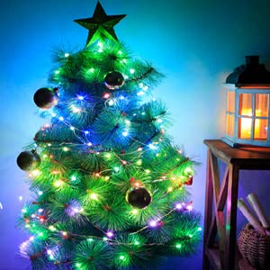 Image of LTETTES 5 Meter 50 LED 4 RGB Color Copper Wire Battery Powered Remote Control Fairy String Led Lights for Home, Bedroom Decoration, Wedding, Christmas Tree Lights