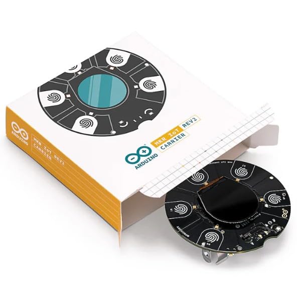 Image of Arduino MKR IoT Carrier Rev2 ABX00073 | BME688 Environmental Sensor, LSM6DSOX IMU, APDS-9960 Light Sensor | OLED Display | Dual 24V Relays | Arduino IoT Cloud Compatible