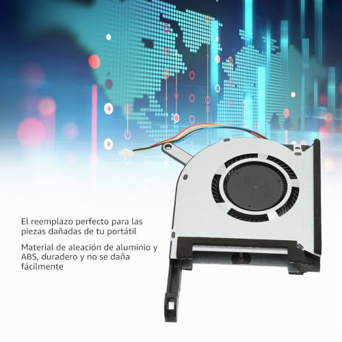 Ventilador GPU para TUF Gaming A15 FA506 y FX506 con conector de 4 pines DC 5V 3
