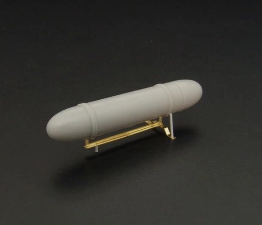 Brengun-BRL48068 1/48 50gal Cigar UK Fuel Tank with Rack PE Resin Set of Two pcs