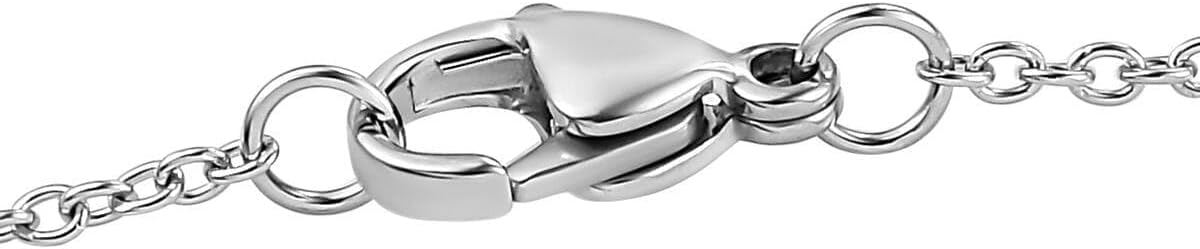 Abalone Shell Pendant Necklace for Women with Black Oxidized Stainless Steel Chain 20" - Abalone Boho Beachy Costume Jewelry for Women - Engagement Anniversary Wedding Birthday Christmas Gifts - Image 5