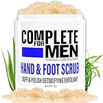 COMPLETE FOR MEN - Hand and Foot Scrub: Exfoliating Feet, Hand Exfoliant, Sugar Scrub for Dry Skin, Moisturizing Rough Skin Remover, Ideal for Hands and Feet Care, Scrub for Men