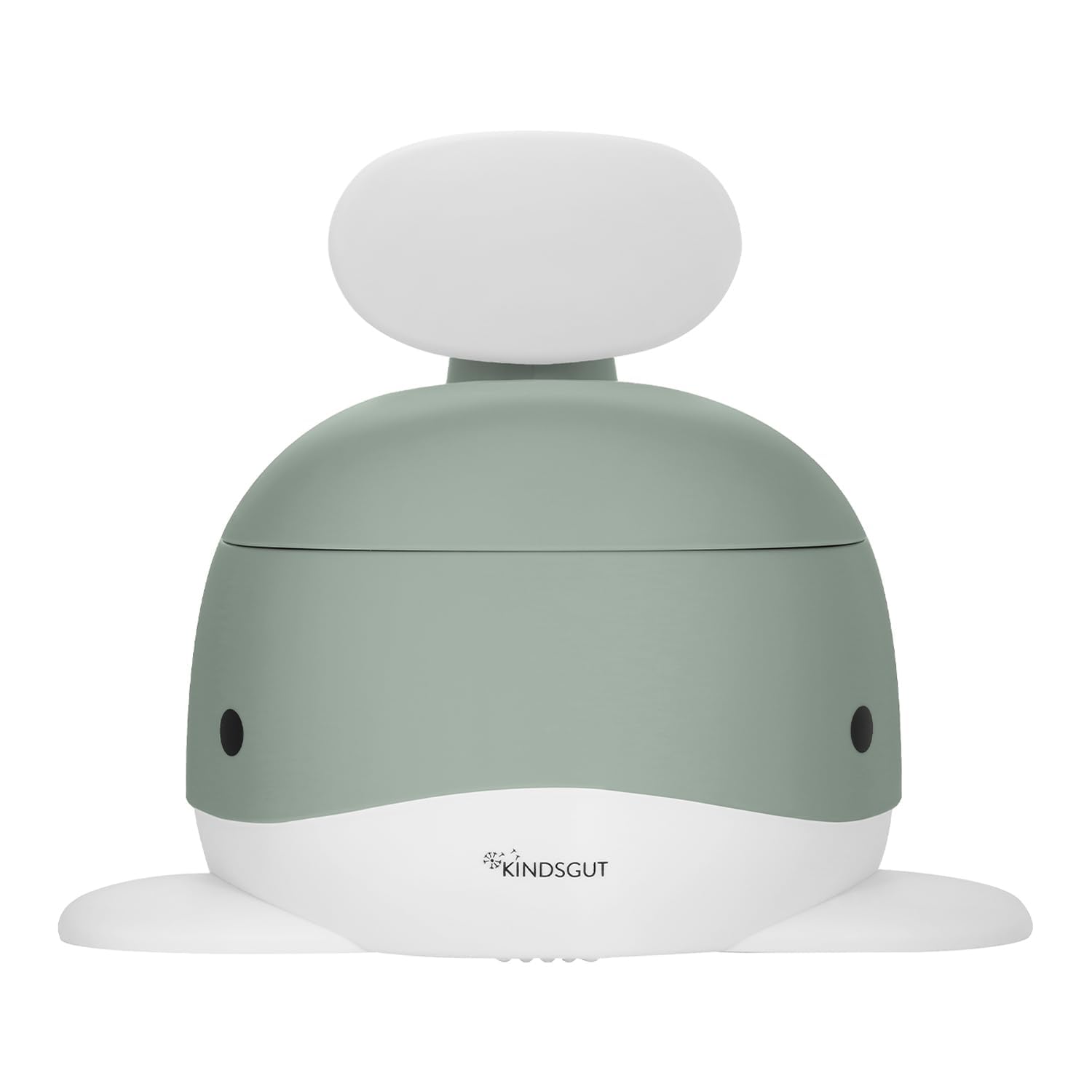 Kindsgut vasino, wc per bambini, design a forma di balena e colori tenui, per l'addestramento al bagno, pistacchio