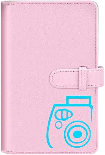 Katia 96 Pocket Wallet Photo Album Accessories for fujifilm for Instax Mini 11/ 7s/ 8/ 8+/ 9/ 25/ 26/ 50s/ 70/ 90 Film, Instant Camera Printer(Not Fit for Square Films Picture) (Green)