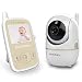 Baby Monitor 2.4Hz Digital Wireless, Night Vision LCD Screen Display,Two-Way Talk Back System and Room Temperature Monitoring, 8 Lullabies, Zoom (3.2in-Remote Pan-Tilt)