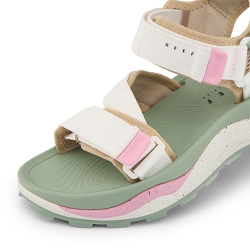 Image of REEF Cross Shore Womens Casual Sport Sandal, Adjustable Straps, Supportive Footbed, No Slip Traction