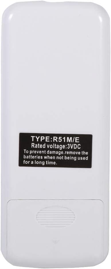 Universal Air Conditioner Remote Controller, Air Conditioner Remote Control Replacement Fit for R51M/E, Compatible with for R51 Series R51/E R51/CE R51M/CE R51D/E R51M/BGE R51M/BGE Air Conditioner