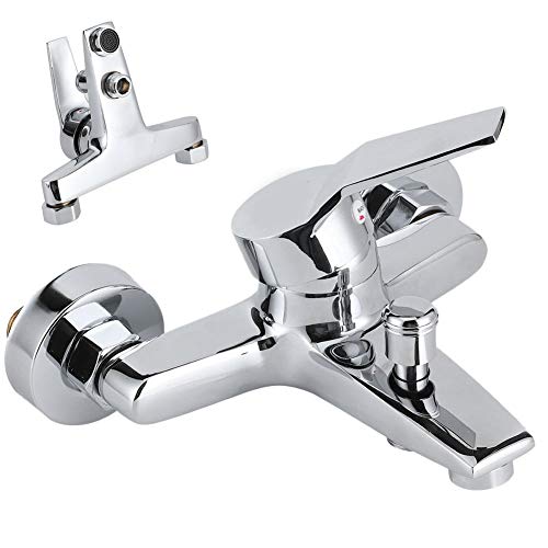 Shower Faucet Copper G1/2In Thread Wall Mounted Triple Mixer Tap Comfortable Grip For Household Bathroom Bathtub #TOP5