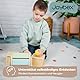 Joybex Montessori Spielzeugkiste mit Ball - Holzspielzeug, Babyspielzeug 1 Jahr - CE geprüft