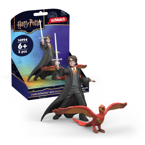 Schleich Harry Potter | Harry & Fumseck avec l'épée 14994 | 15 x 11 x 18 cm