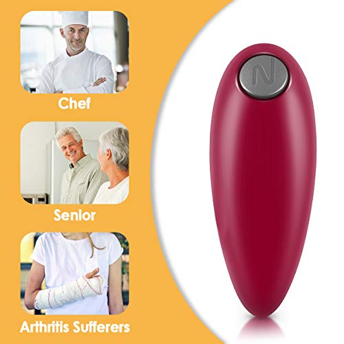 Electric Can Opener, Restaurant Can Opener, Smooth Edge Automatic Electric Can Opener! Chef's Best Choice - Thumbnail 5