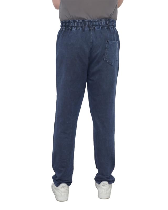 Image of Men's Premium Cotton Blend Trouser | Soft Breathable Casual Pants for Men | Regular Fit Stylish Lower for Office, Travel