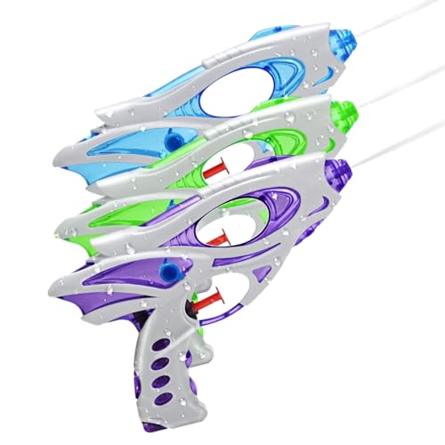 Muslecid Water Pistols For Kids 3Pack Super Gun Blaster Cool Small Pistol Guns Outdoor Beach Garden Toy Pool Bath Party Water Fighting Toys For Children Girls Boys
