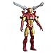 Avengers Marvel Titan Hero Series Blast Gear Iron Man Action Figure, 12-Inch Toy, with Launcher, 2 Accessories and Projectile, Ages 4 and Up, Red