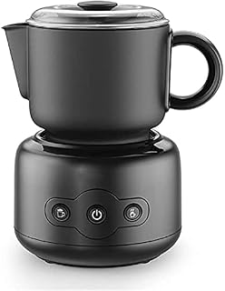 Electric Milk Steamer Electric Milk Frother Automatic Milk Frother Hot Cold Milk Frother Automatic Warmer Steamer for Latte Cappuccino Foam 1023