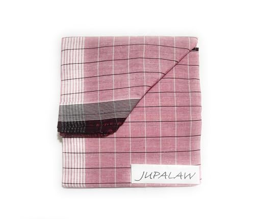Image of 100% Pure Cotton Checked Fancy 2mts lungi,