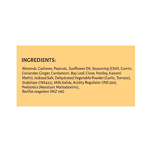 Image of Open Secret 100% Natural and Premium Healthy Tandoori Mix Dry Fruits and Nuts | Healthy for Every Occasion Fresh and Healthy Dry Fruits Cashew Almond - Pack of 10 (135g)