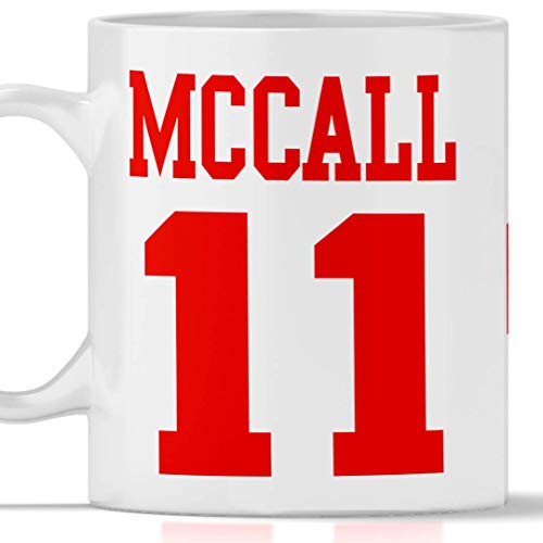 Taza McCall 11 Beacon Hills - Lacrosse apta para desayuno, té, tisana, café, capuchino. Gadget Mug McCall 11 Tributo Serie TV Teen Wolf. También como idea de regalo original y simpática Cover