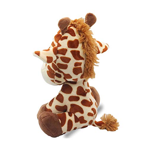 Bicho de Pelúcia Safari Girafa 20 cm Antialérgico Animais Selvagem Para Bebê