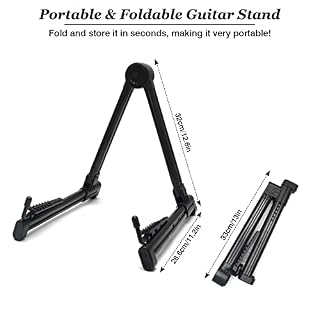 Support Pliable pour Guitare Support de Guitare Portable Stand de Guitare Universel Classique avec Médiators et Sac de… - Les Beatles, Paul McCartney, John Lennon, RIngo Starr, George Harrison Support Pliable pour Guitare Support de Guitare Portable Stand de Guitare Universel Classique avec Médiators et Sac de… – Image 7