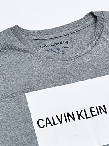 Image of Calvin Klein Big Boys' Track Logo Crew Neck T-Shirt