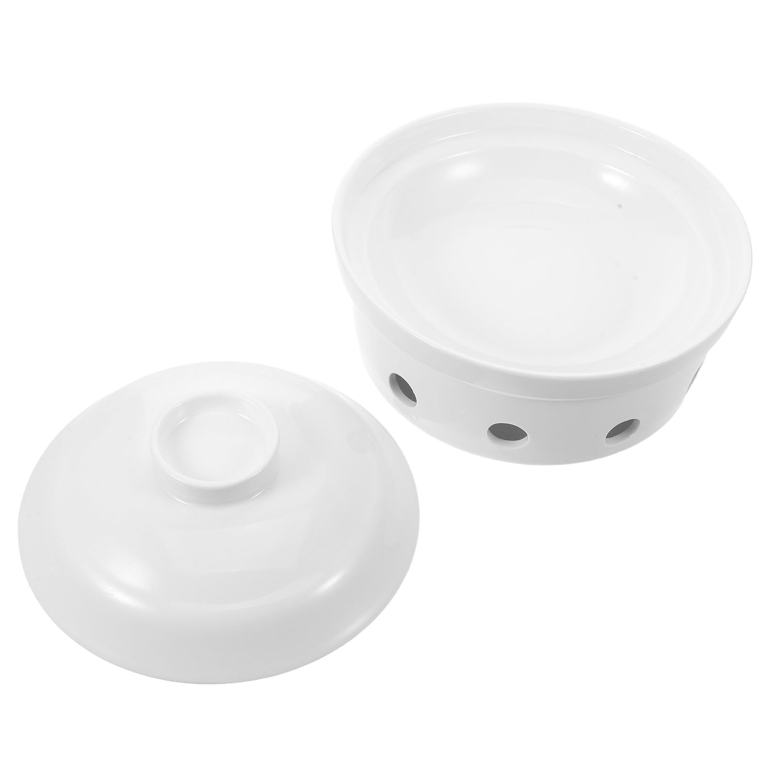 Piatto per Formaggi in Ceramica con Coperchio, Set 1 Pezzo | Bianco, Dimensioni 20, 70x20, 70x13, 50cm, per Buffet e Riunioni Familiari, Facile da Pulire e Portatile