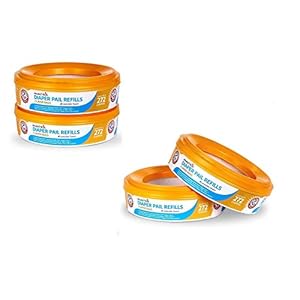 Munchkin Arm and Hammer Diaper Pail Refill Rings, 1088 Count