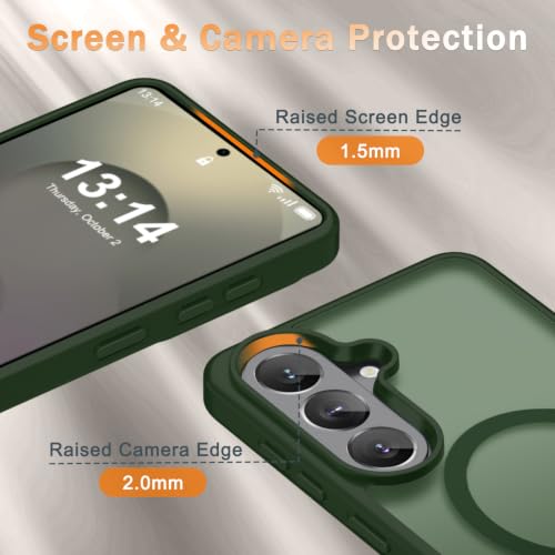 Image of for Samsung Galaxy S26 FE Case, Matte Magnetic Phone Cover, Sage Green