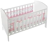 BreathableBaby Mesh Liner English Garden, 2 Sided cot