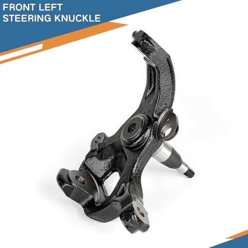 Baxzl Left Driver Side Front Steering Knuckle Assembly for Ford F150 F250 Expedition Heritage for Lincoln Blackwood Navigator 1997-2004 4.2L 4.6L 5.4L V6 V8 Replaces 698197 2L3Z3106AA F75Z3106AB by Baxzl - Image 3