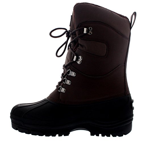 Image of POLAR Mens Snow Hiking Mucker Duck Grafters Waterproof Saftey Thermal Boots