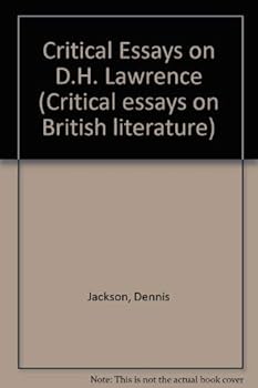 Hardcover Critical Essays on D.H. Lawrence (Critical Essays on British Literature) [Large Print] Book