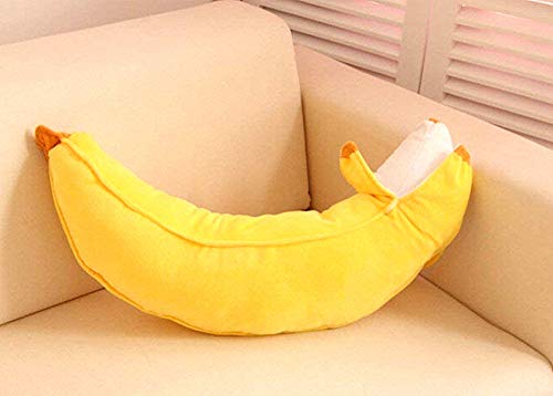 Yf-Anen 17'' Peeled Banana Plush Stuffed Toy Doll Soft Novelty Pillow Gift For Kids (17Inch) #TOP1