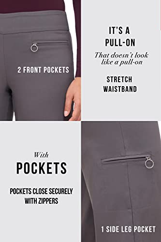 Rekucci Women's EcoCosy Comfort Modern Cargo Capri Pant4