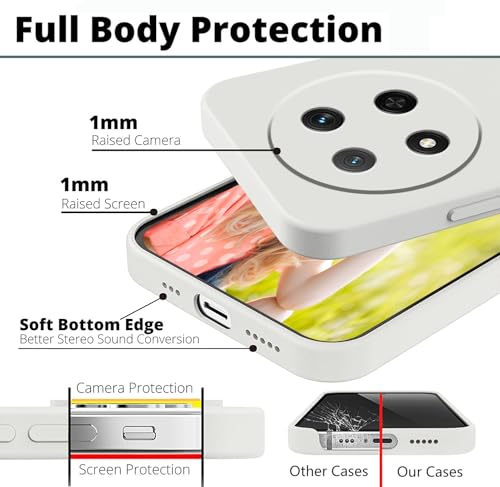 Coque Honor Magic 7 Lite protection blanche fine anti-rayures antichoc - 4