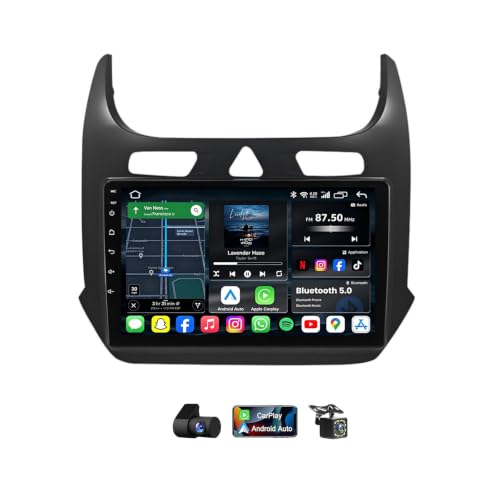 Radio Coche 9 Pulgadas 2K QLED para Chevrolet Cobalt 2 con Sonido Profesional DSP
