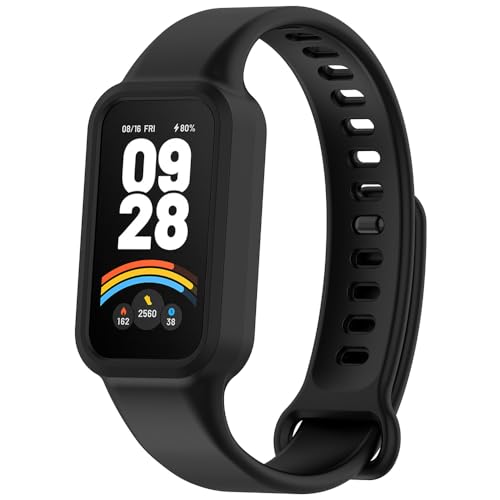 BYISYUE Cinturino per Xiaomi Smart Band 9 Active, Silicone Sport