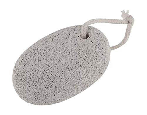TWIREY Natural Volcanic Stone Pumice Stone for Feet – Callus Warts Corn Removal – Pedicure Exfoliator for Dry Dead Skin, Heels, Elbows, Hands – Healthy Foot Care Scrubber pack of 1 (PUMICE STONE)